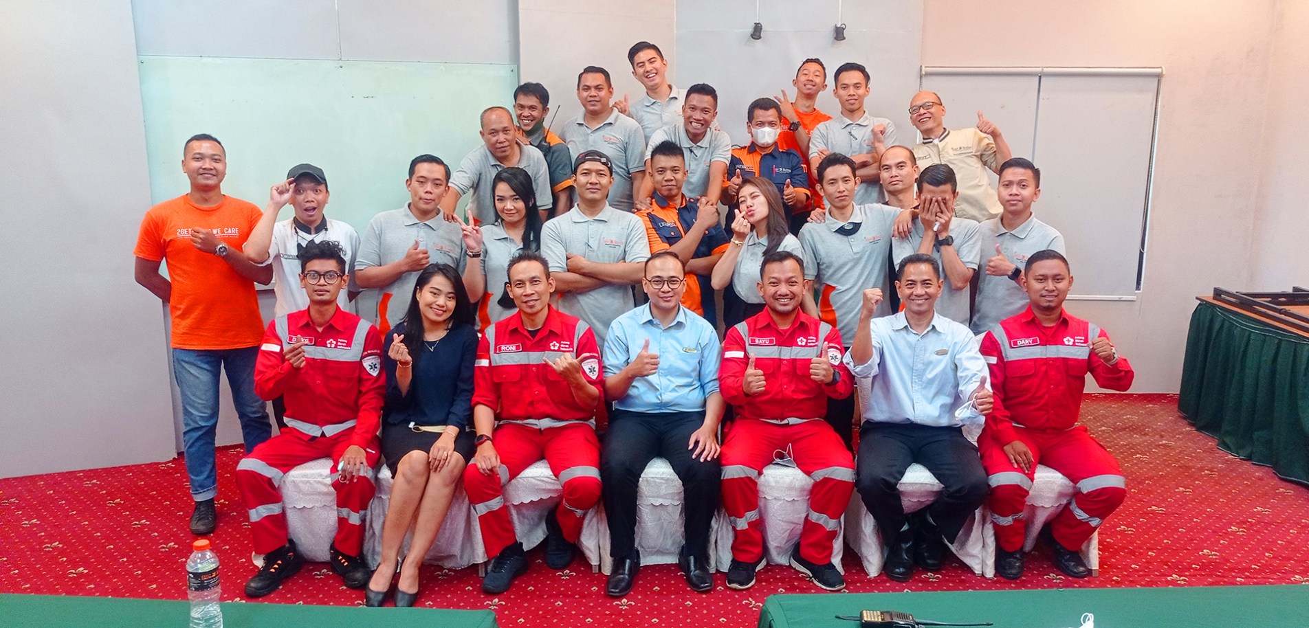 first aid pelatihan diklat PMI PMR KSR relawan cirebon korps Red Cross Indonesia website